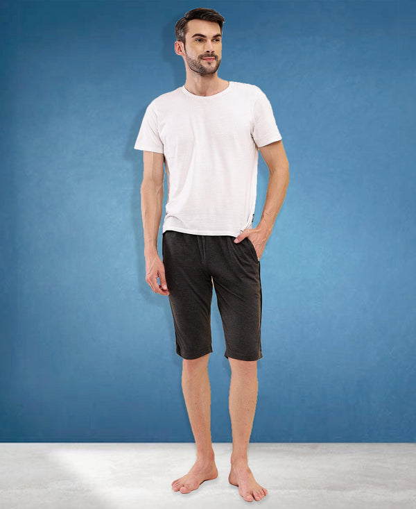 T.T. Men'S Poly Jersey Three Fourth -Anthra