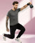 T.T. Men Slim Fit 100% Cotton Cool Round Neck Half Sleev Solid Tshirt Anthra