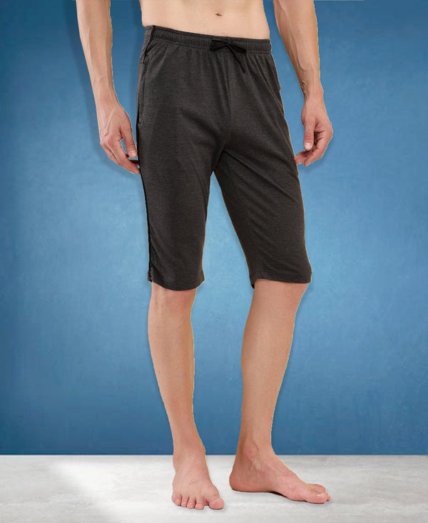 T.T. Men'S Poly Jersey Three Fourth -Anthra