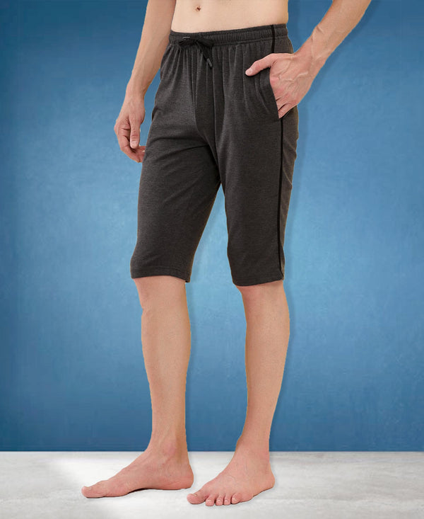 T.T. Men'S Poly Jersey Three Fourth -Anthra