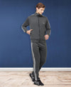 HiFlyers Mens Anthra Regular FitSolid Fleece Tracksuit