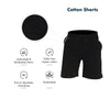 Almo Men Combed Cotton Knitted Shorts | Regular Fit | Soft & Breathable | Everyday Comfort Shorts for Men-Rifle Green