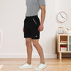 Almo Men Combed Cotton Knitted Shorts | Regular Fit | Soft & Breathable | Everyday Comfort Shorts for Men-Black