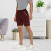 Almo Men Combed Cotton Knitted Shorts | Regular Fit | Soft & Breathable | Everyday Comfort Shorts for Men-Wine