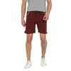 Almo Men Combed Cotton Knitted Shorts | Regular Fit | Soft & Breathable | Everyday Comfort Shorts for Men-Wine