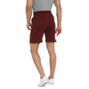 Almo Men Combed Cotton Knitted Shorts | Regular Fit | Soft & Breathable | Everyday Comfort Shorts for Men-Wine