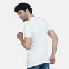 Almo Men Cotton Slub Henley T-Shirt | HalfSleeve | Lightweight & Breathable | Regular Fit Casual T-Shirt for Men-White