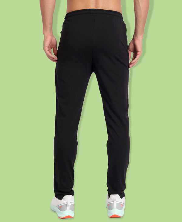 HiFlyers Mens Black Track Pants
