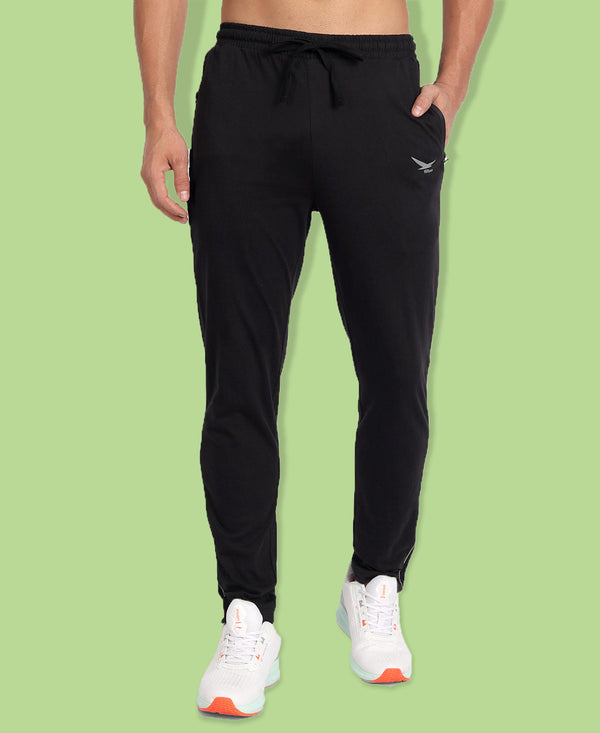 HiFlyers Mens Black Track Pants