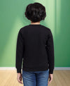 HiFlyers Boys Regular Fit | Premium Cotton Fleece |Full Sleeves|Round Neck|Trendy Winter Wear| Sweatshirts For Boys And Girls -Black