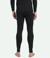 T.T. Men Regular Fit Cotton Rich With Elastomeric Finish Thermal Trouser Pack Of 2-Black