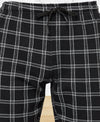 T.T. Men Cool Check Shorts Pack Of 1 Black