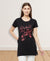T.T. Women Black Regular Printed Tunic