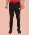 HiFlyers Mens Black-Red Trackpants