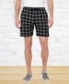 T.T. Men Cool Check Shorts Pack Of 1 Black