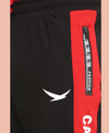 HiFlyers Mens Black-Red Trackpants