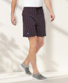 T.T. Men Cool Printed Shorts Pack Of 1 Black