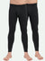 T.T. Men Regular Fit Cotton Rich With Elastomeric Finish Thermal Trouser Pack Of 2-Black