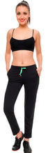 T.T. Women 100% Cotton Interlock Fabric Black Track Pant