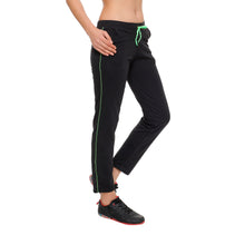 T.T. Women 100% Cotton Interlock Fabric Black Track Pant