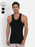 T.T. Men Derby Black Vest (Pack Of 3)