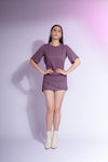 Purple twil dress