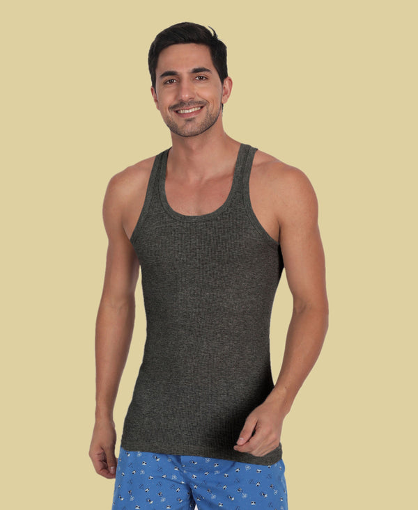 T.T. Men Desire Derby Premium Anthra Vest (Pack Of 2)