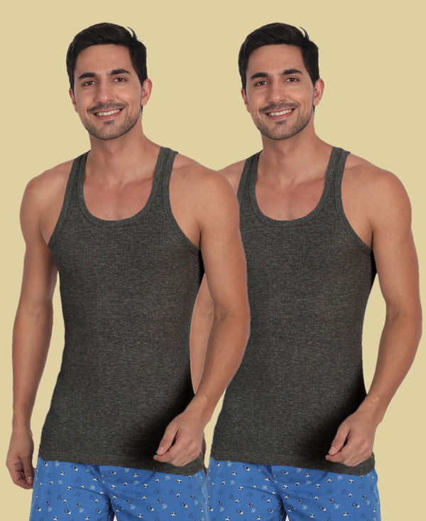 T.T. Men Desire Derby Premium Anthra Vest (Pack Of 2)