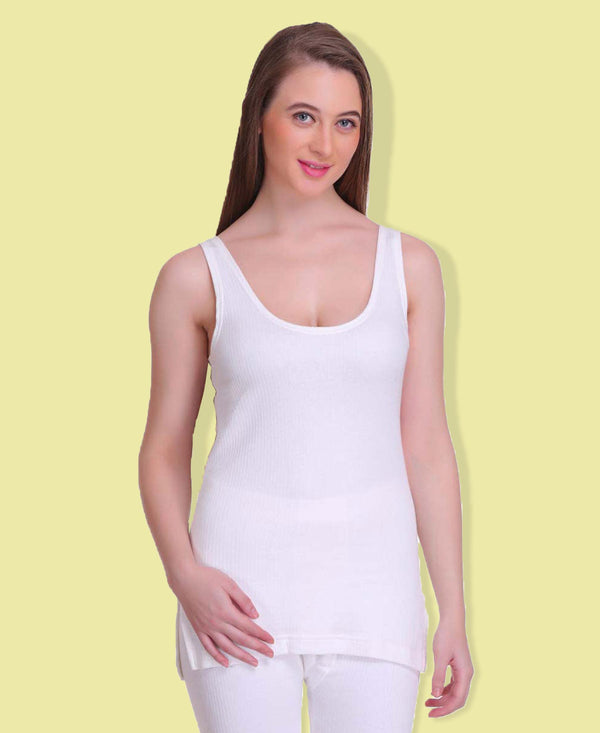 T.T. Women Hotpot Elite Top Thermal - White
