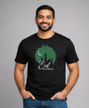 T.T. Men|Eid Special Printed Tees|Round Neck|Half Sleeves|Cotton Blended Tees For Men|Regular Fit|(Non Returnable/ Non Exchangeable Item)|Black