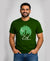 T.T. Men|Eid Special Printed Tees|Round Neck|Half Sleeves|Cotton Blended Tees For Men|Regular Fit|(Non Returnable/ Non Exchangeable Item)|Olive