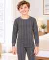 T.T. Elite Kids Light Weight Thermal Set With Polyfill Sandwich Technology - Anthra Melange