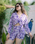 Garden Party Purple Printed Co Ord Set (Combo)