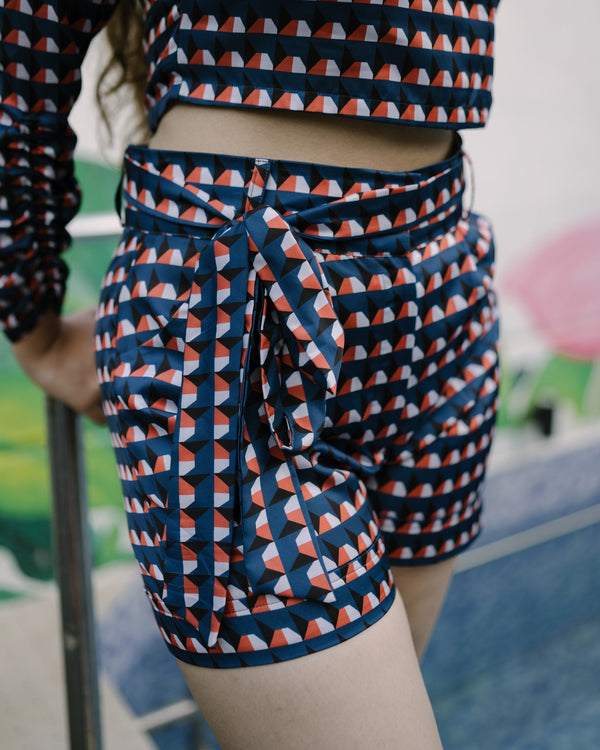 Garden Party Geomatrical Printed Co Ord Set (Combo)