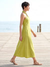Citrus bloom side cut dress