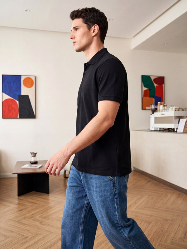 Black Basics Polo