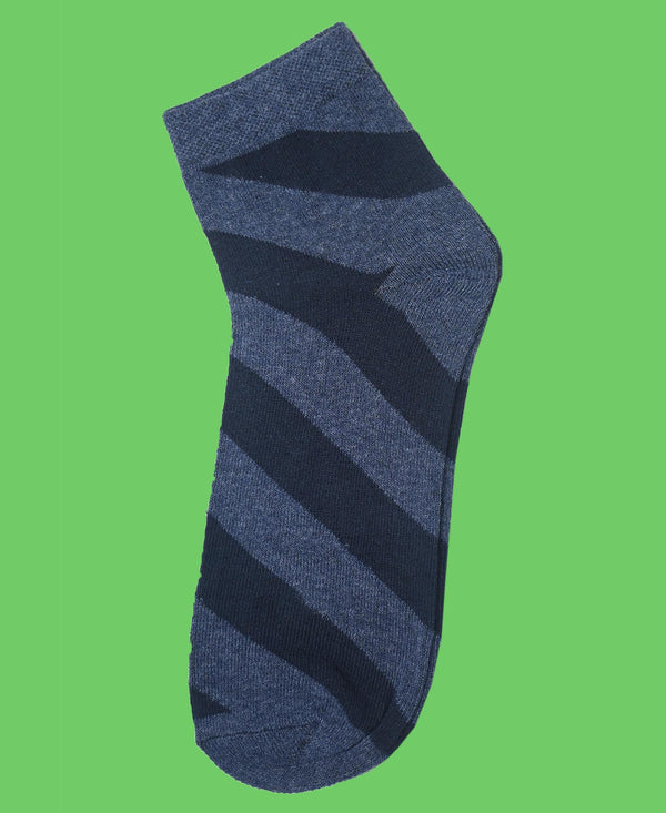 T.T. Men|Premium 100% Cotton Men’S Ankle Length Socks|Soft & Sweat Absorbent|Breathable Everyday Comfort|Pack Of 5|Assorted-D1|-Free