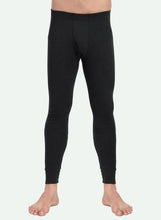 T.T. Men Regular Fit Cotton Rich With Elastomeric Finish Thermal Trouser Pack Of 1-Black