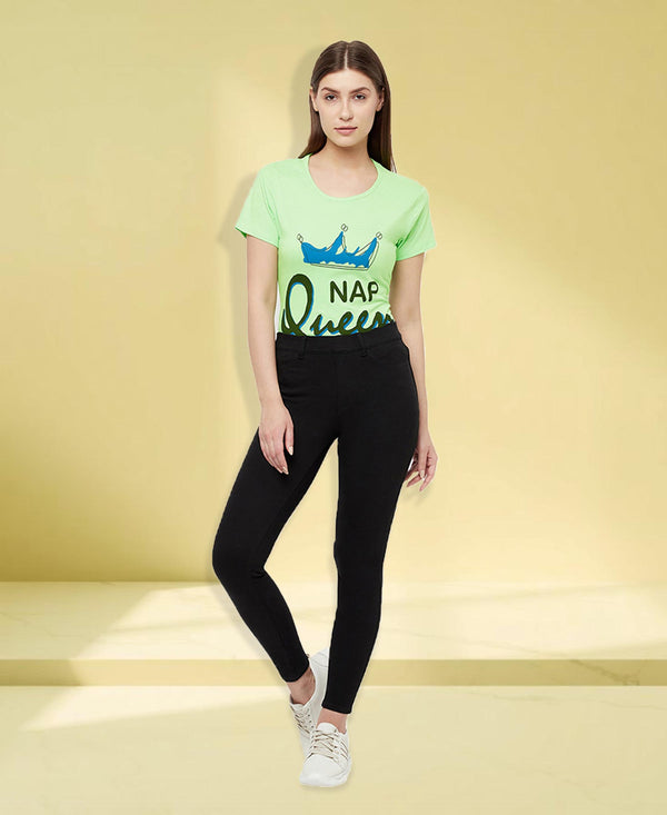 T.T. Women Green Regular Printed Tunic