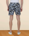 Tt Men'S Cotton Printed Bermuda / Shorts Grey