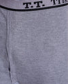 T.T. Mens Grey Slim FitSolid Titanic Thermal Trouser