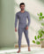 T.T. Mens Grey Slim FitSolid Titanic Thermal Set