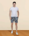 Tt Men'S Cotton Printed Bermuda / Shorts Grey