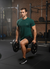 HiFlyers Men Slim Fit Solid Premium Rn Tshirts Eden Green
