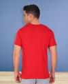 HiFlyers Men Slim Fit Solid Premium Rn Tshirts Red