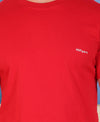HiFlyers Men Slim Fit Solid Premium Rn Tshirts Red