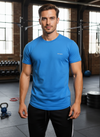 HiFlyers Men Slim Fit Solid Premium Rn Tshirts Senport Ted