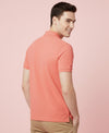 HiFlyers Men'S Solid Regular Fit Polo T-Shirt With Pocket -Cherry