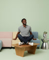 HiFlyers Men'S Solid Tshirts With Pocket Grey