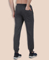 HiFlyers Mens Anthra Slim Fit Solid Terry Joggers